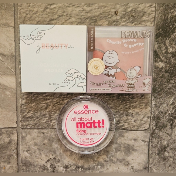 Other - Essence All About Matt, Jasmine Beauty Bronzer & Profusion x Peanuts Blush BNIB